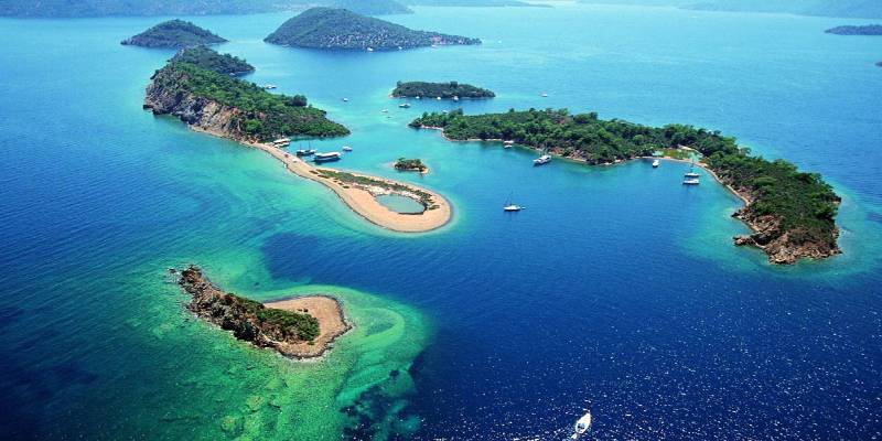 رحلات جزر فتحية البحرية في تركيا Islands Day Cruise Fethiye