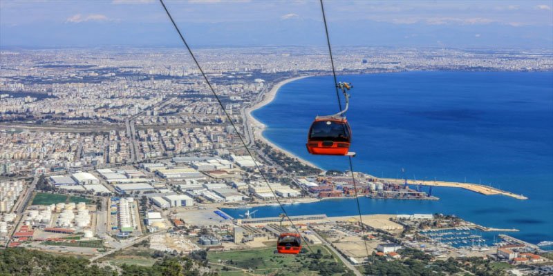 رحلة تلفريك انطاليا اوليمبوس Antalya cable car 